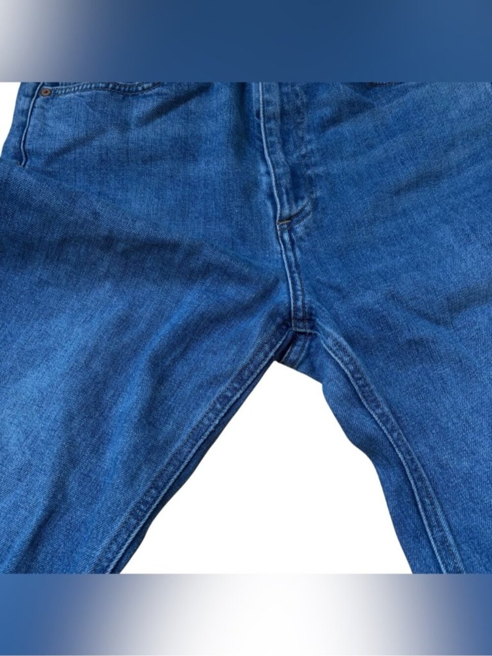 Denim Forum The Twiggy High Rise Flare Jeans Blue Size 28 - Picture 5 of 6
